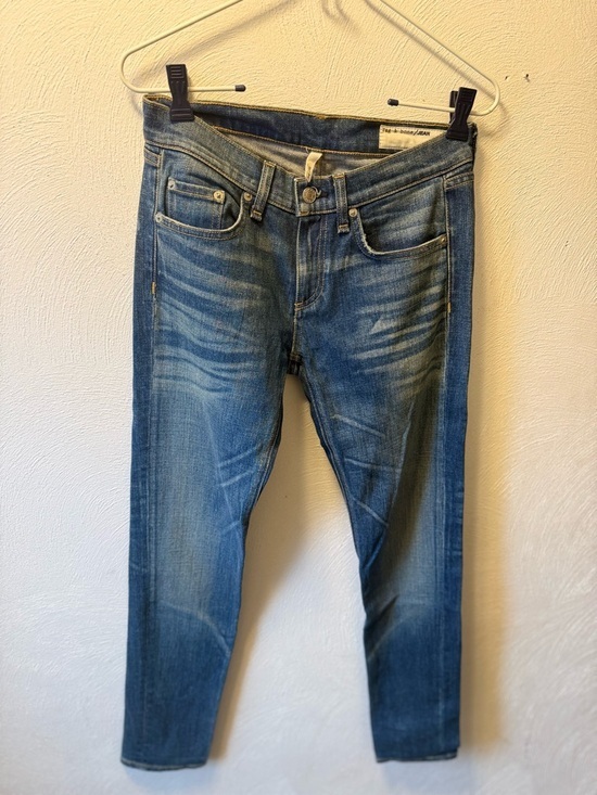 rag & bone Denim - Rag & Bone The Dre Jeans Size 25 Medium Wash Low Rise Designer Denim Minimalist